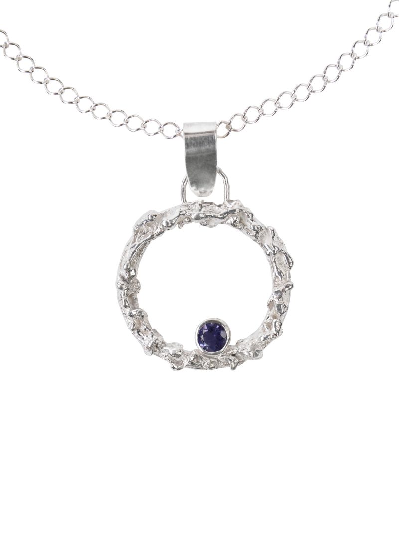 ANII Jewellery Blue Silver Necklace