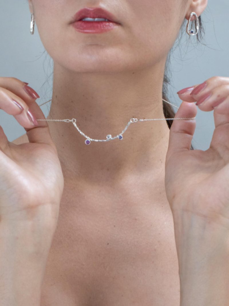 ANII Jewellery Multi-Color Silver Necklace - Image 5