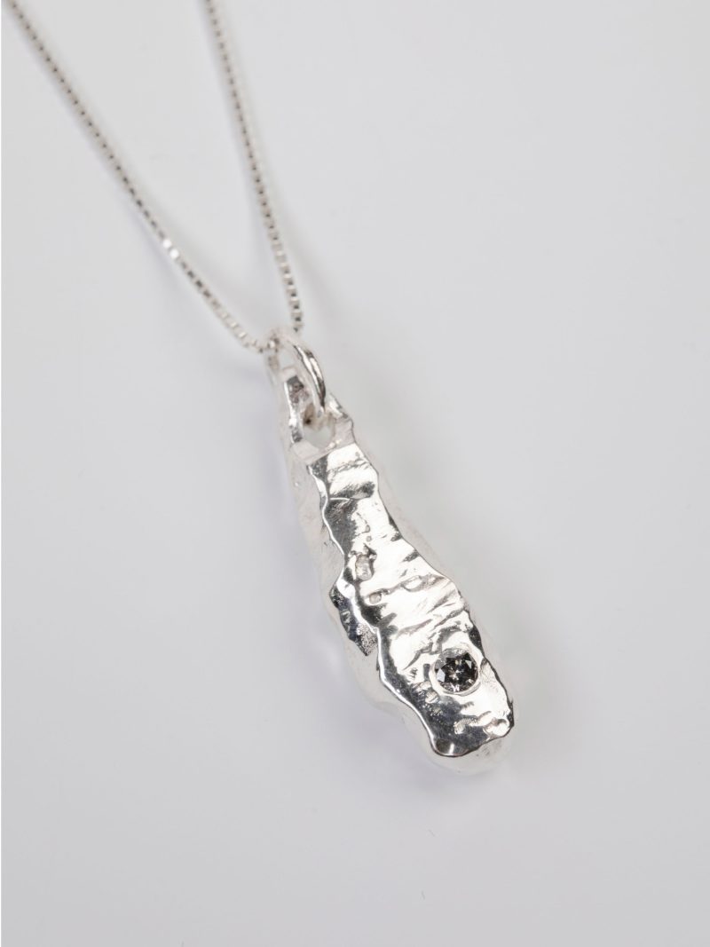 ANII Jewellery Grey Diamond Necklace - Image 2