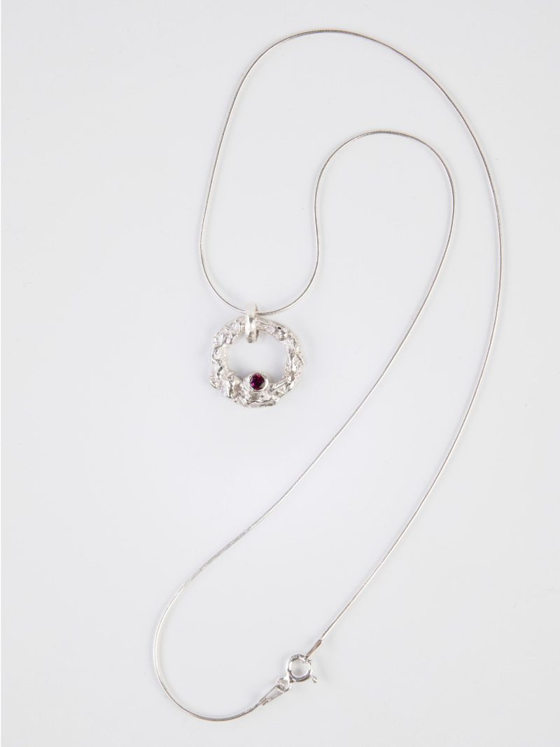 ANII Jewellery Red Silver Necklace - Image 2