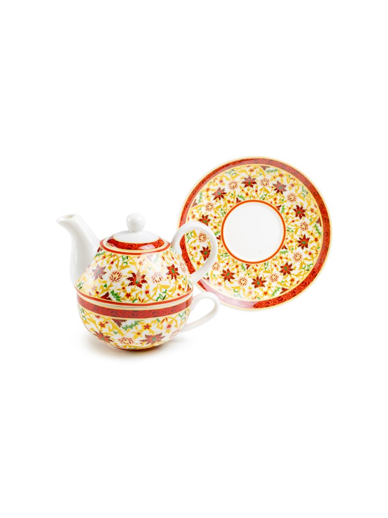 Grace Teaware Eastern Elegance Fine Porcelain Tea For One Set - Image 5