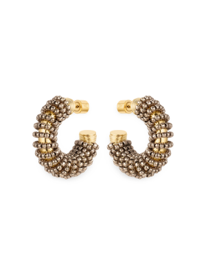 Alejandra Corona Jewelry Alani Silver Hoops