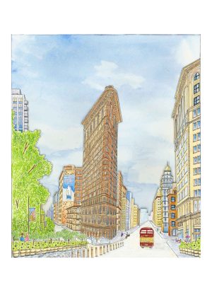 Trendmix Studio By Laura Flat Iron Art Print