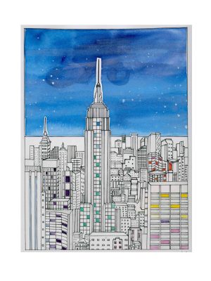 Trendmix Studio By Laura Empire City View Art Print
