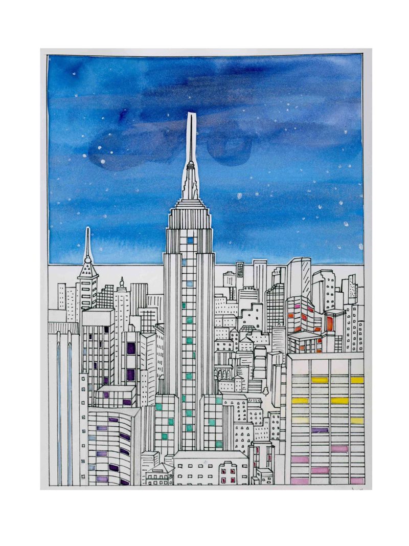 Trendmix Studio By Laura Empire City View Art Print