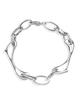 Outsider Artist Silver Flow Bracelet