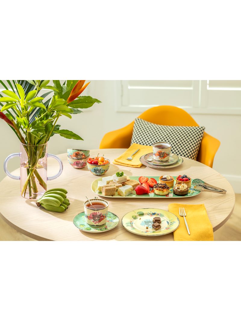 Grace Teaware Summer Savanna Leopard Fine Porcelain Tidbit Bowls Set Of 3 - Image 4