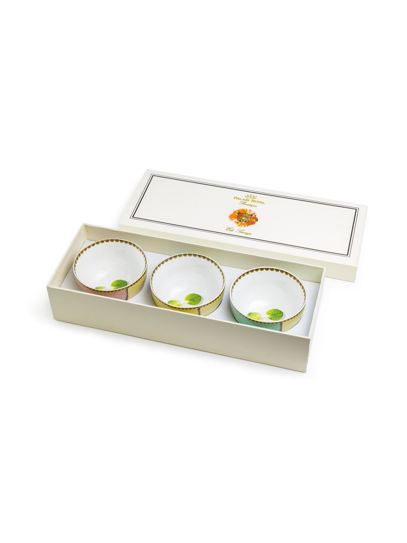 Grace Teaware Summer Savanna Leopard Fine Porcelain Tidbit Bowls Set Of 3 - Image 6