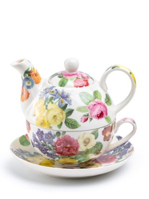 Grace Teaware Flower Symphony Fine Porcelain Tea For One Set