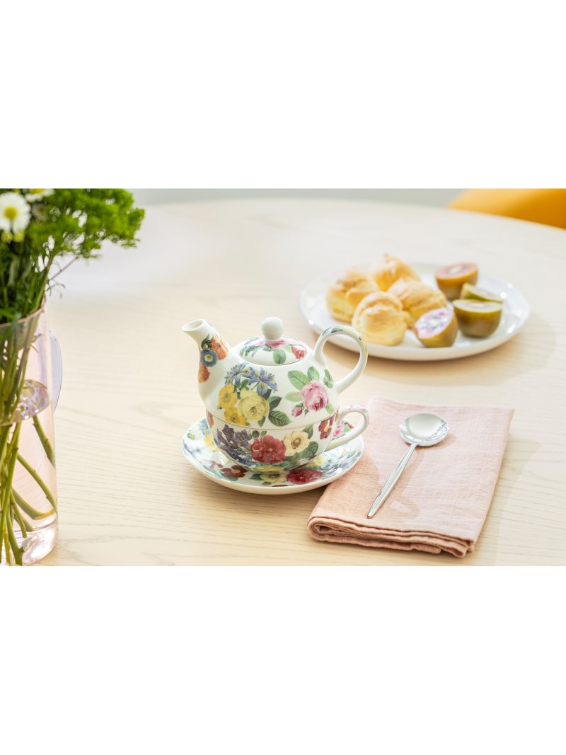 Grace Teaware Flower Symphony Fine Porcelain Tea For One Set - Image 5