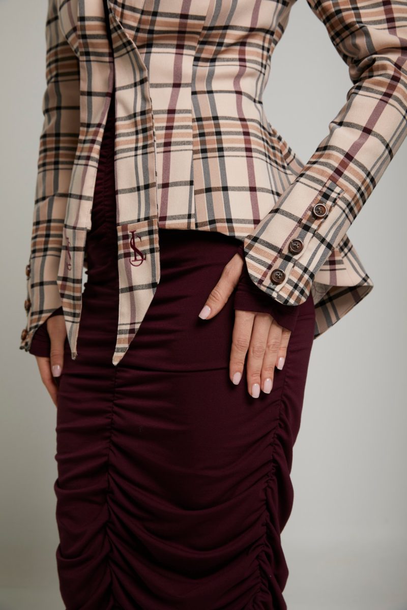 Liz Skorsis Tan/Beige Blazer Jacket/Blazer - Image 3