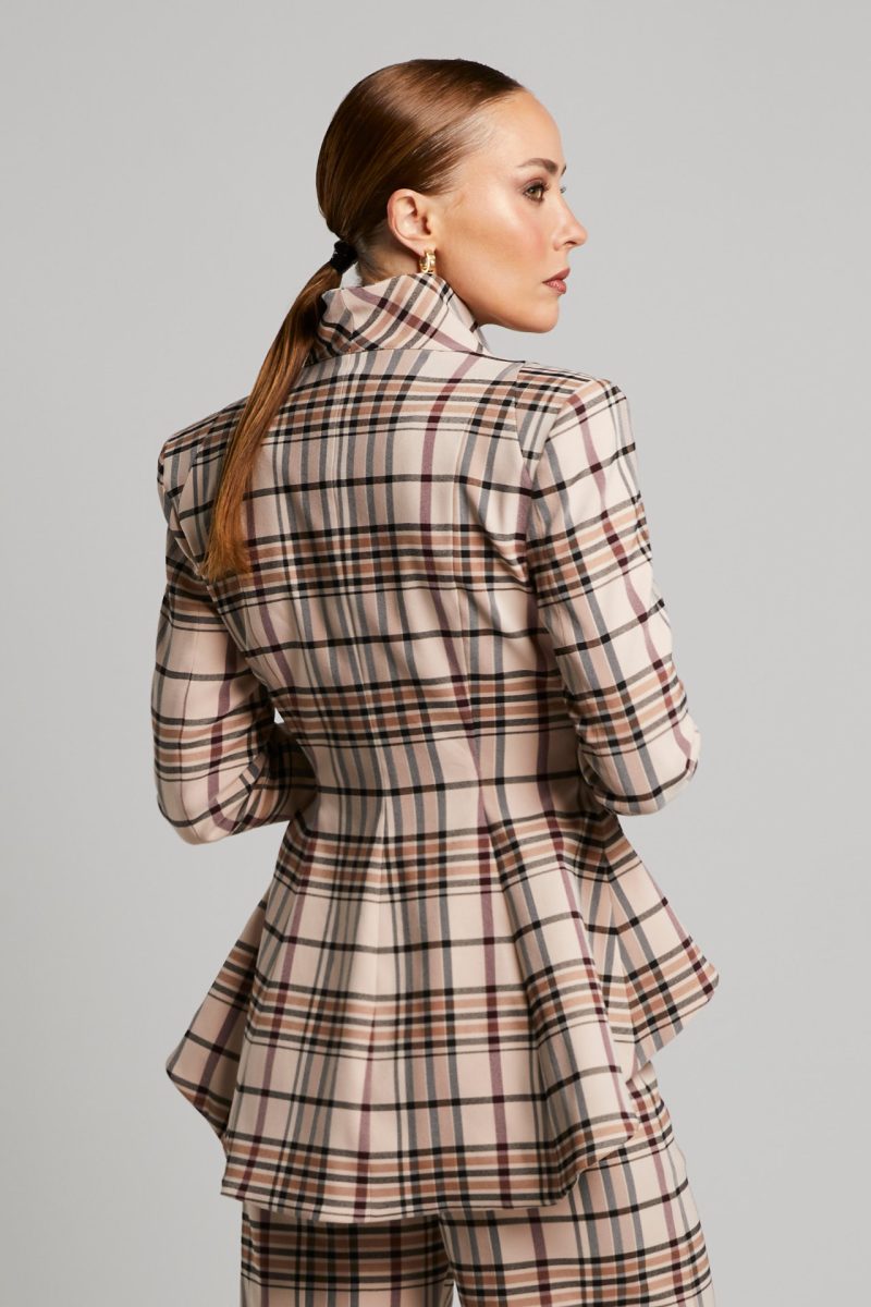 Liz Skorsis Tan/Beige Blazer Jacket/Blazer - Image 4