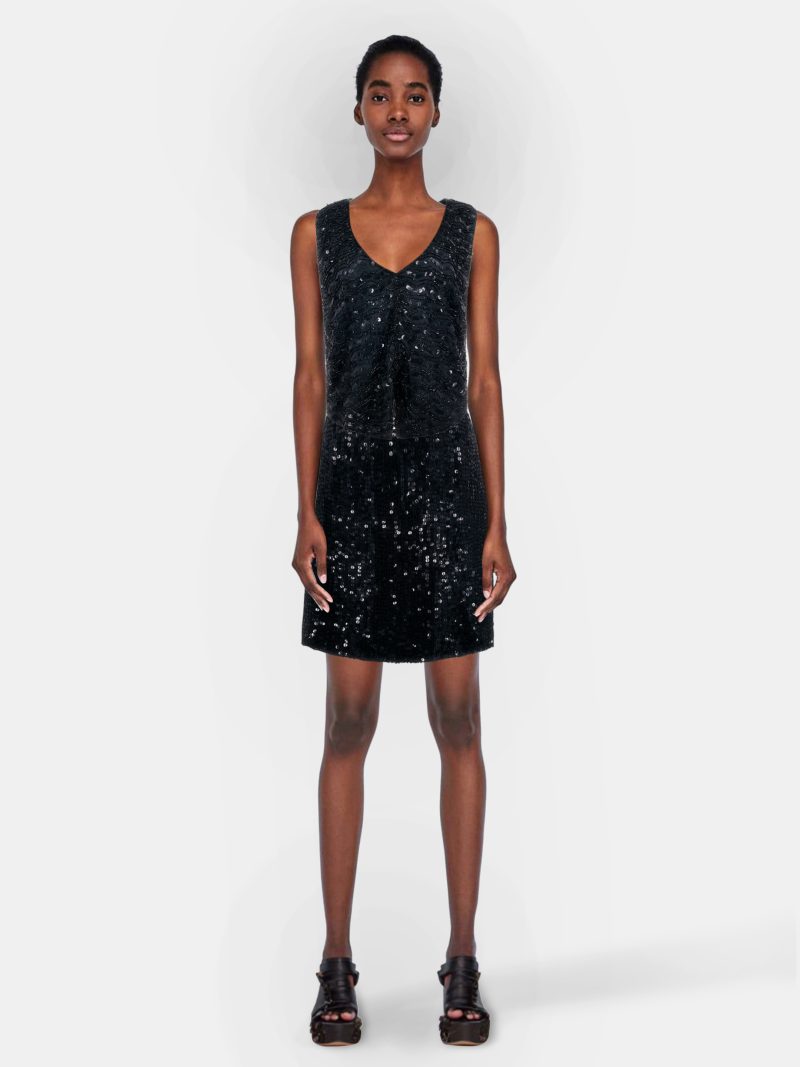 Candi Black Sleeveless Top - Image 2