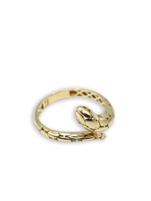 VÀNG NEW YORK Coiled Snake Ring In 14k Gold – Adjustable Size