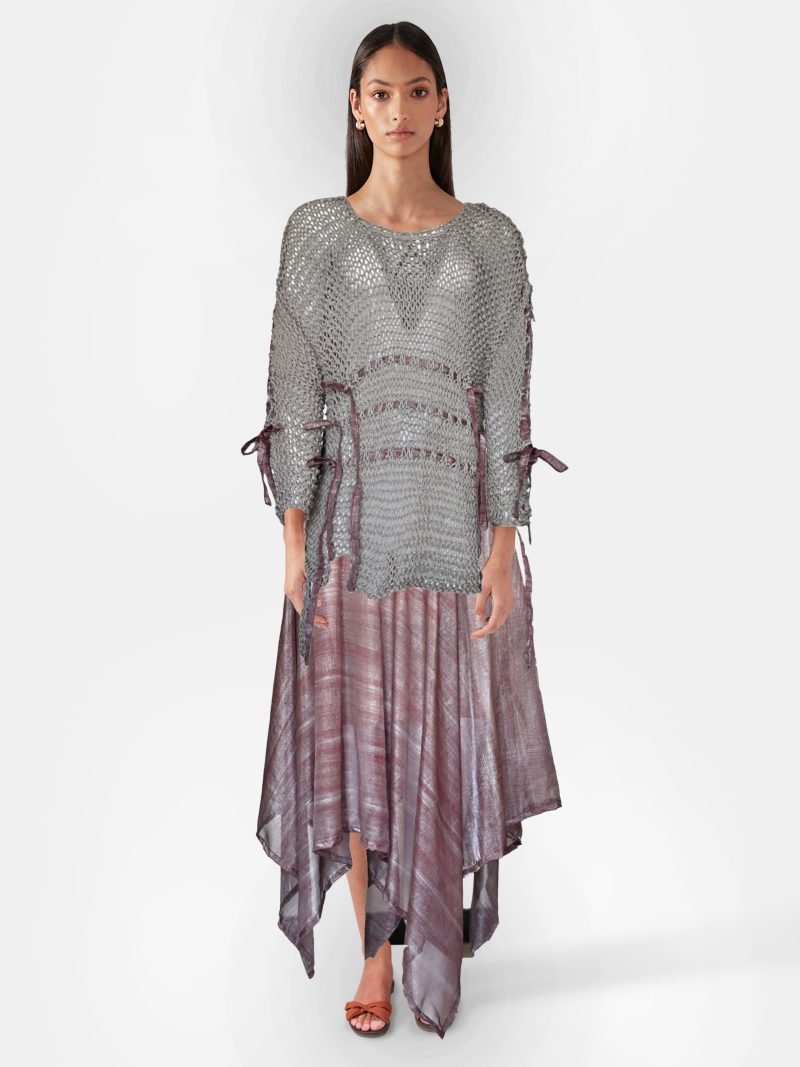AXEL HARDY TM Metallic Midi Skirt - Image 2