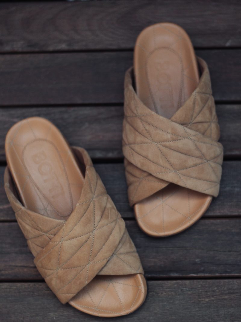 Singular By Tainara Cruvinel Tan/Beige Flat - Image 5