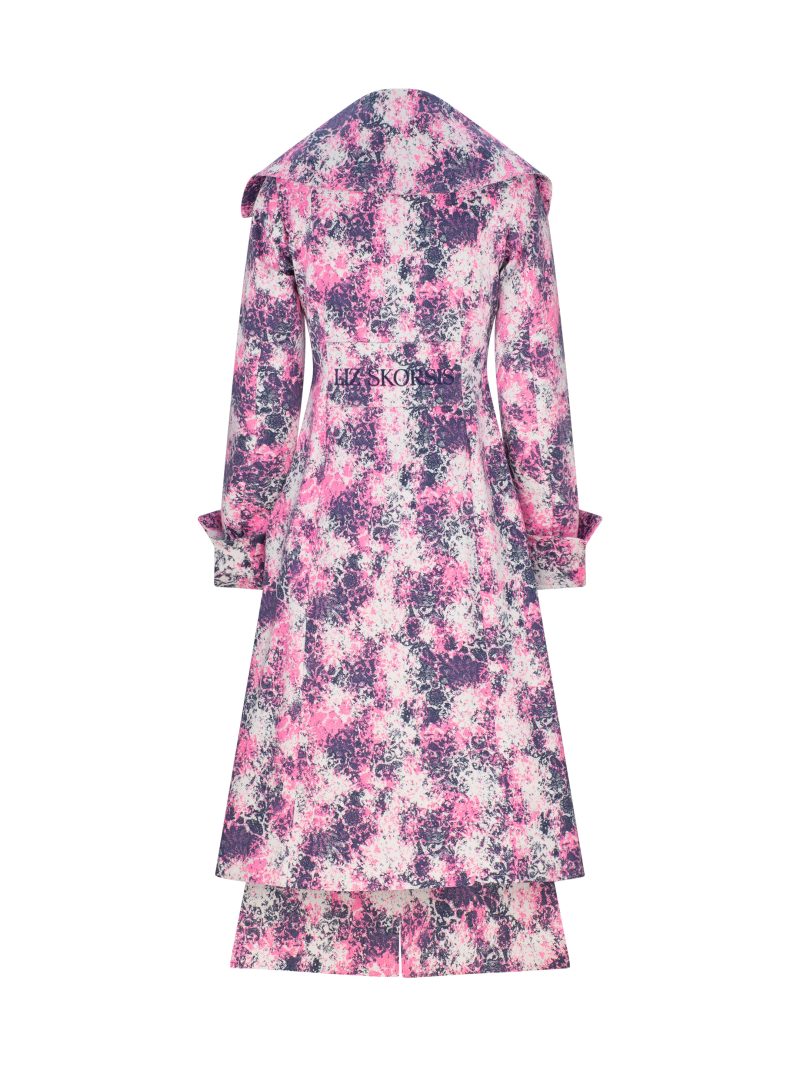 Liz Skorsis Pink Knee Length Coat/Outerwear - Image 2