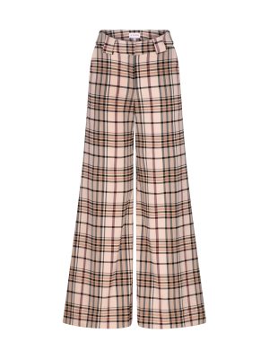 Liz Skorsis Tan/Beige Wide Leg Pants