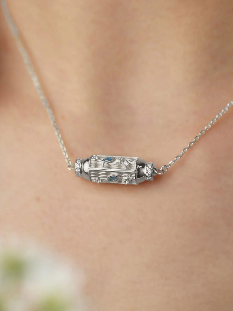 Vanimy Unity Ichthys Spinner Anxiety Relief Pendant Necklace - Image 4