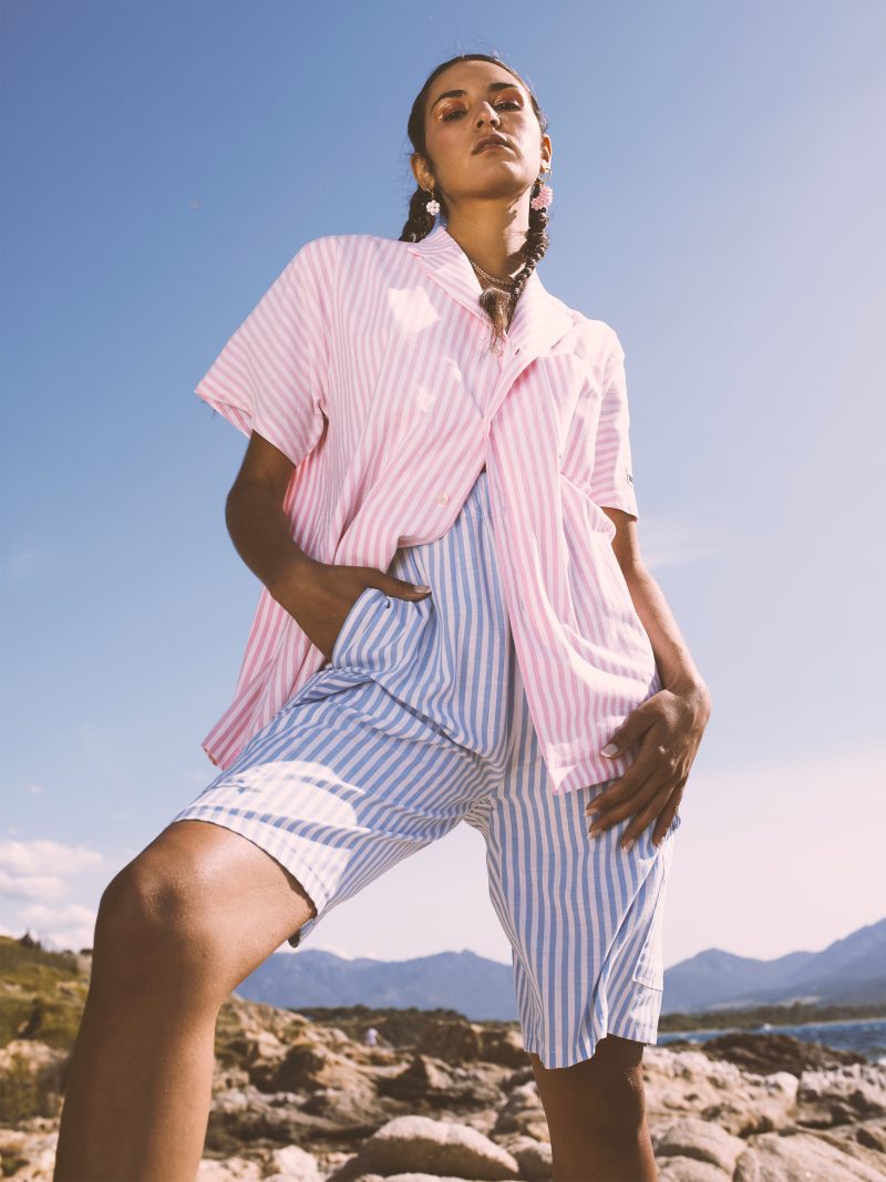 ASCO Blue Knee Length Shorts - Image 5
