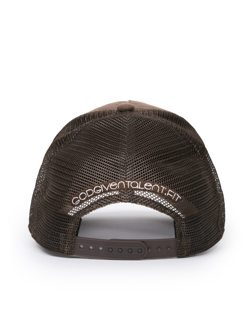 God Given Talent Brown Fascinator Hat - Image 3