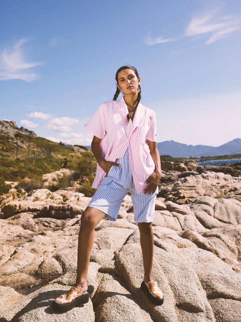 ASCO Blue Knee Length Shorts - Image 4