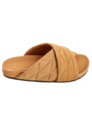 Singular By Tainara Cruvinel Tan/Beige Flat