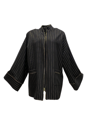 Bobo Marché Kimono Jacket With Gold Stripes