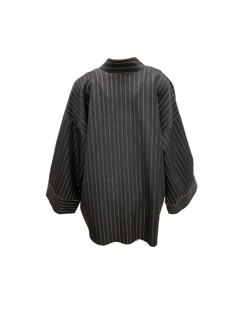 Bobo Marché Kimono Jacket With Gold Stripes - Image 2