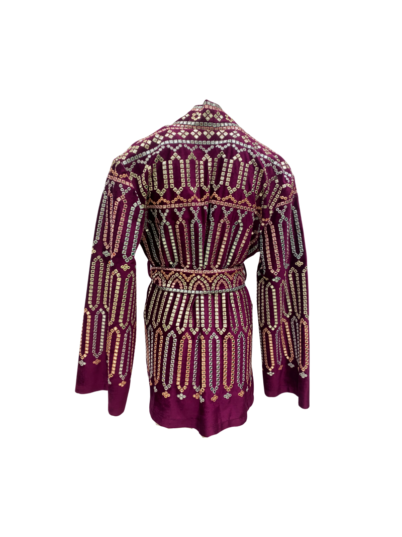 Bobo Marché Purple Casual Jacket/Blazer - Image 3
