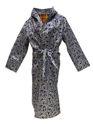 Bobo Marché Silver Long Coat/Outerwear
