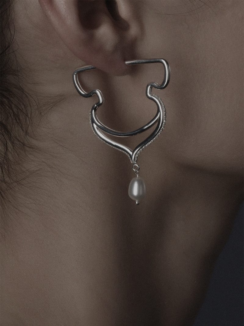 Sarah Anne Mccracken NYC Silver Earrings - Image 2