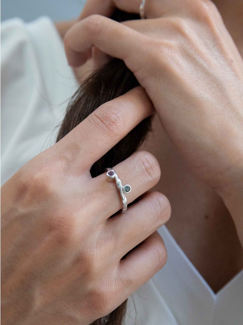 ANII Jewellery Multi-Color Amethyst Ring - Image 3