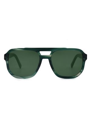 Velenci Green Aviator Sunglasses