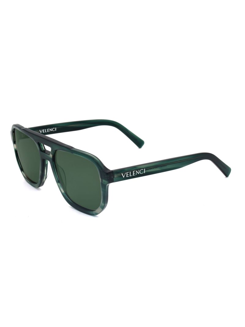 Velenci Green Aviator Sunglasses - Image 2