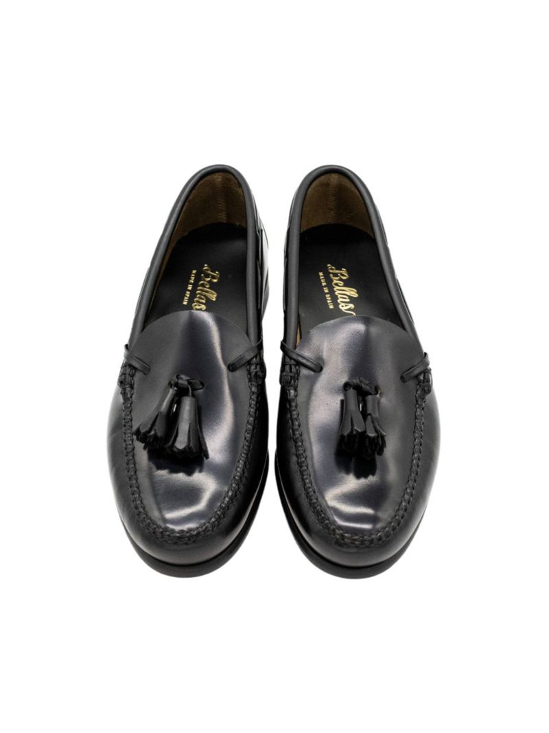 Bellas Black Loafers Flat - Image 2