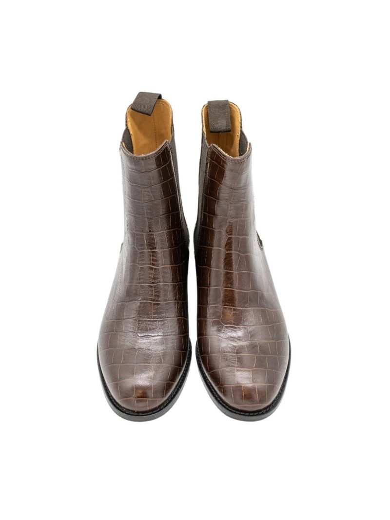 Bellas Brown Flat Boot - Image 3