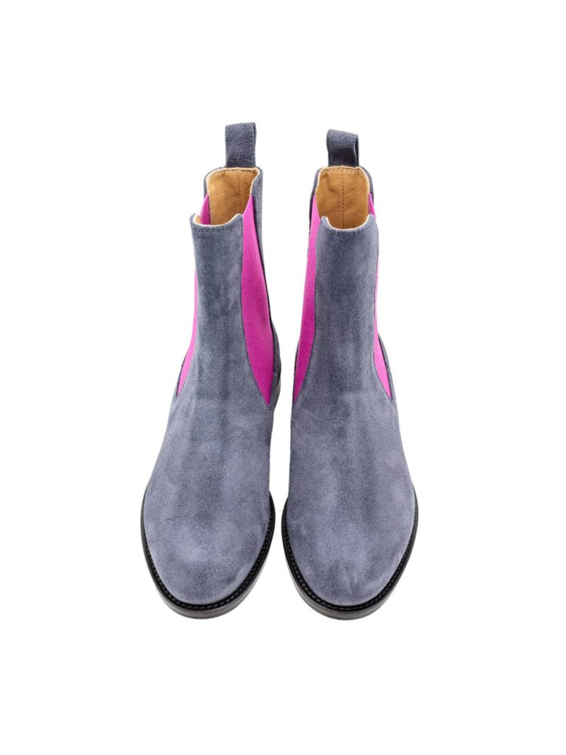 Bellas Grey Flat Boot - Image 3