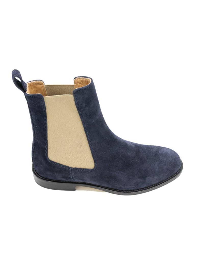 Bellas Blue Flat Boot