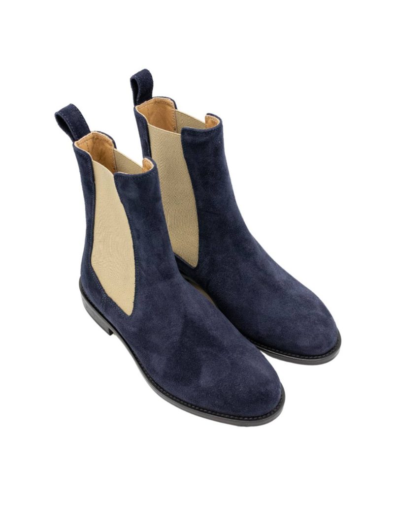 Bellas Blue Flat Boot - Image 2