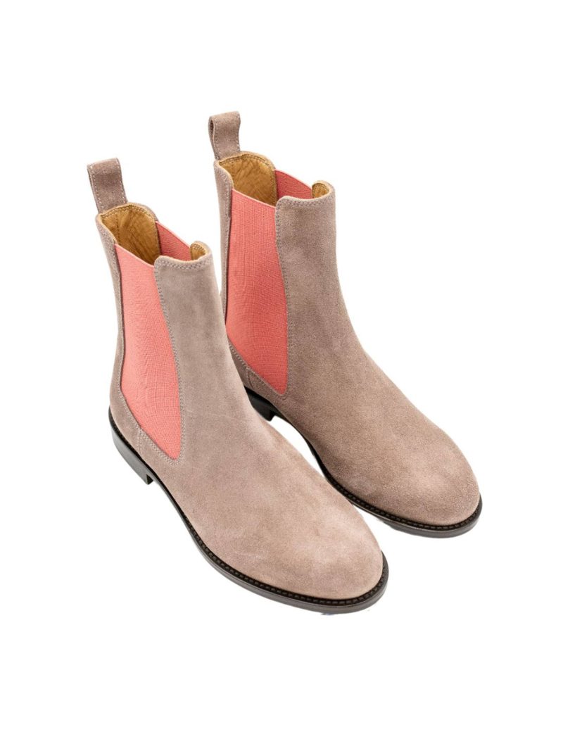 Bellas Tan/Beige Flat Boot - Image 2