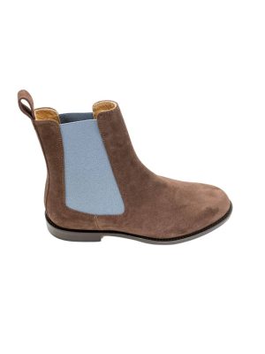 Bellas Brown Flat Boot