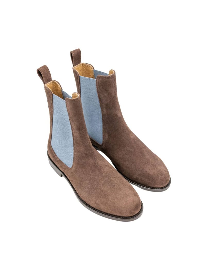 Bellas Brown Flat Boot - Image 2