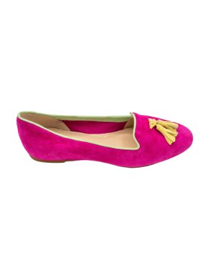 Bellas Pink Loafers Flat