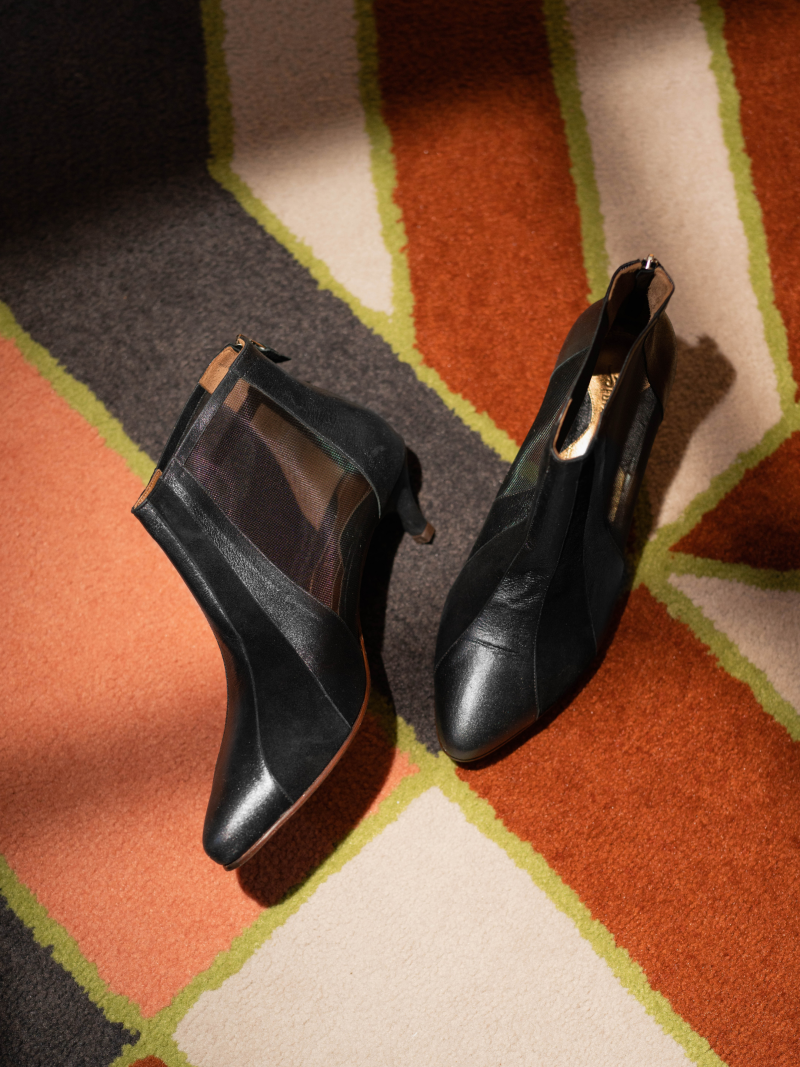 Singular By Tainara Cruvinel Black Ankle Boot - Image 4