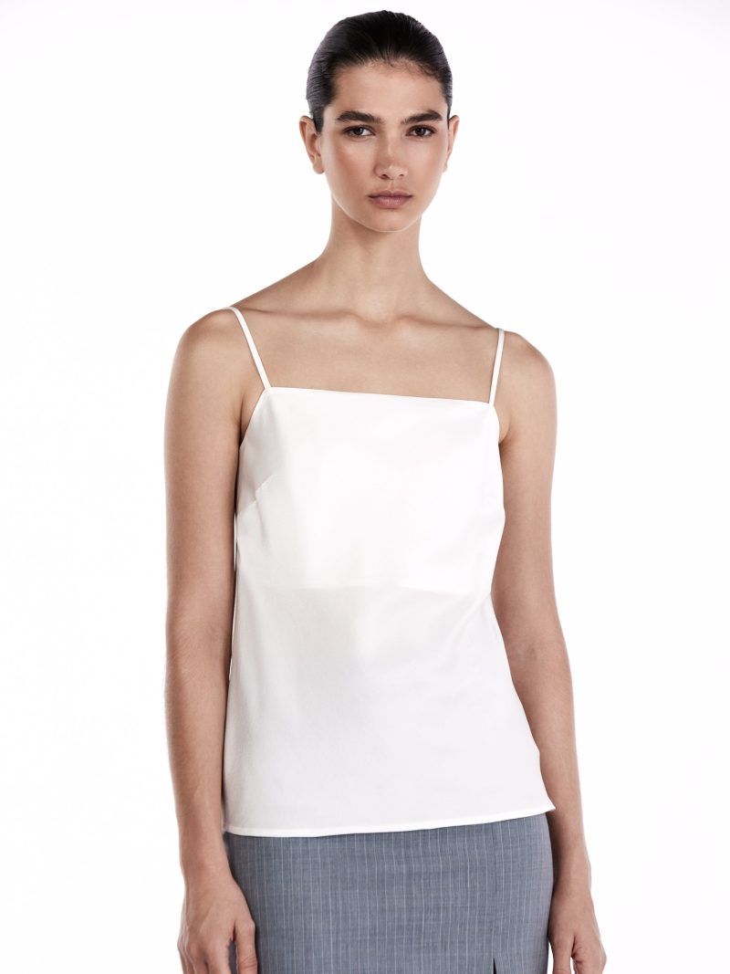 Me Esse White Sleeveless Top - Image 7