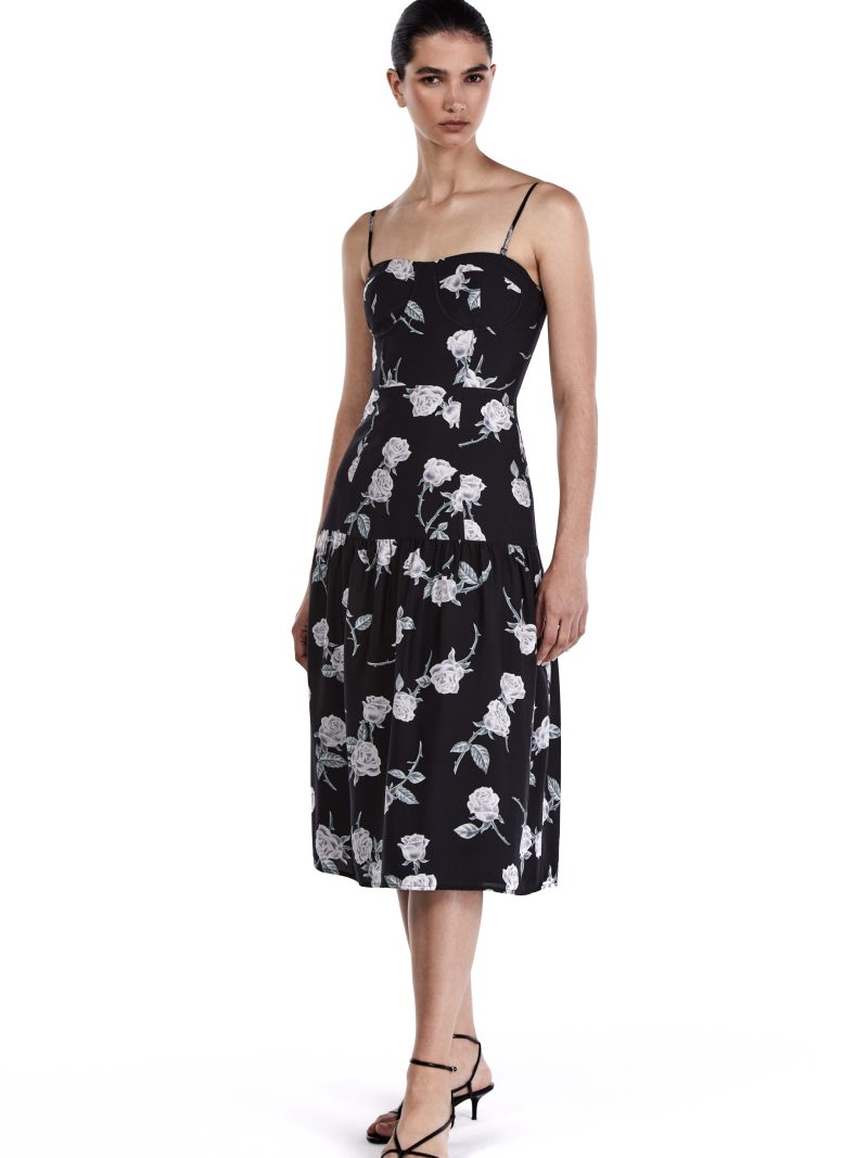 Me Esse Black Midi Dress - Image 6