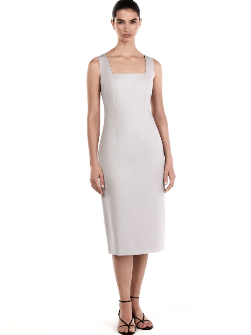 Me Esse Grey Midi Dress - Image 3