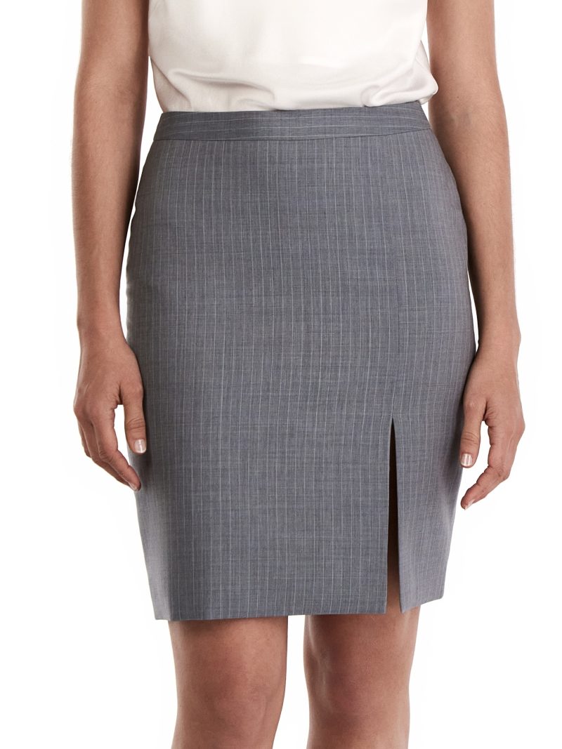 Me Esse Blue Knee Length Skirt - Image 3