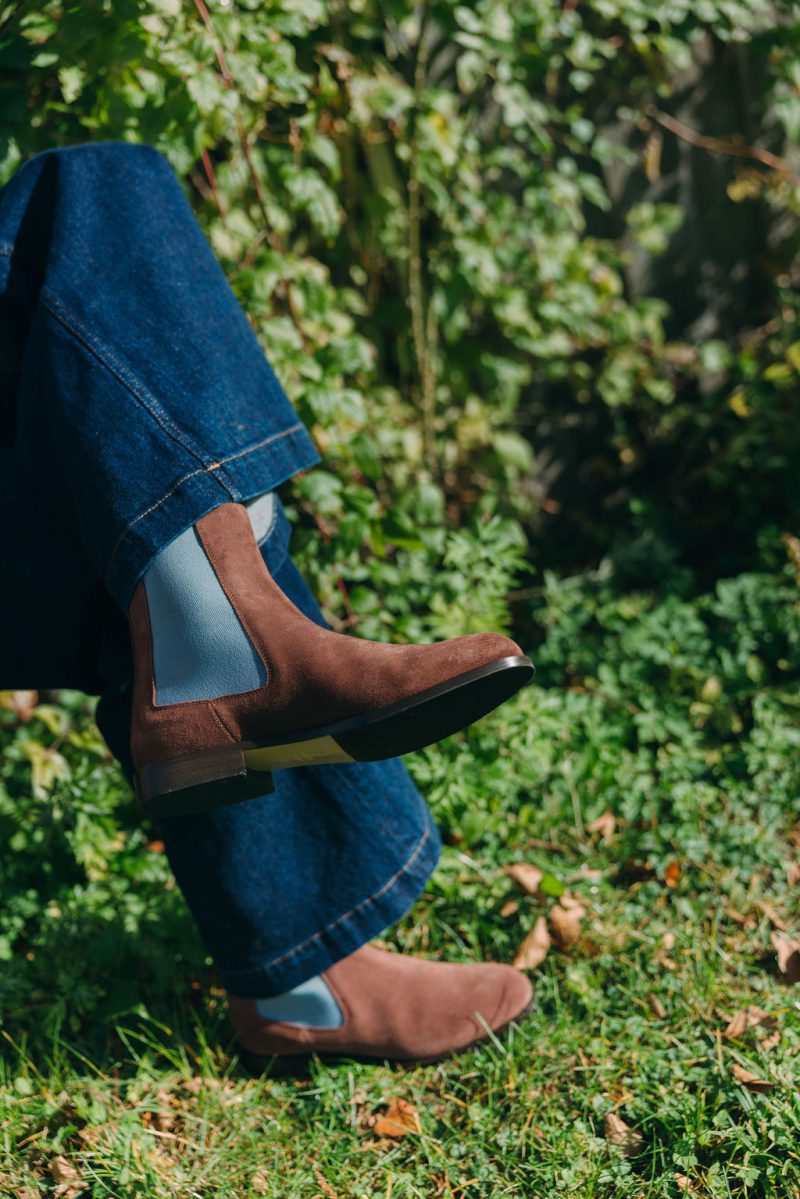 Bellas Brown Flat Boot - Image 4